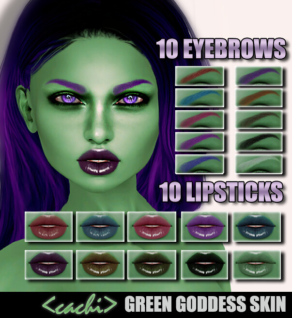 <cachi> Green Goddess Skin MAKEUP