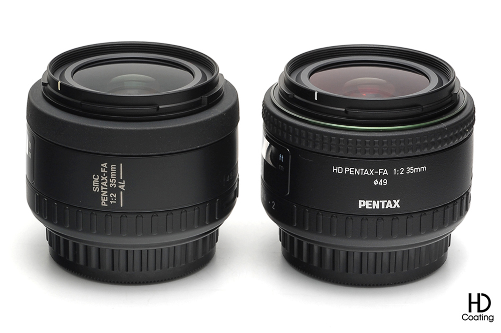 カメラ レンズ(単焦点) Design comparison with smc PENTAX-FA 35mm F2 AL [updated 