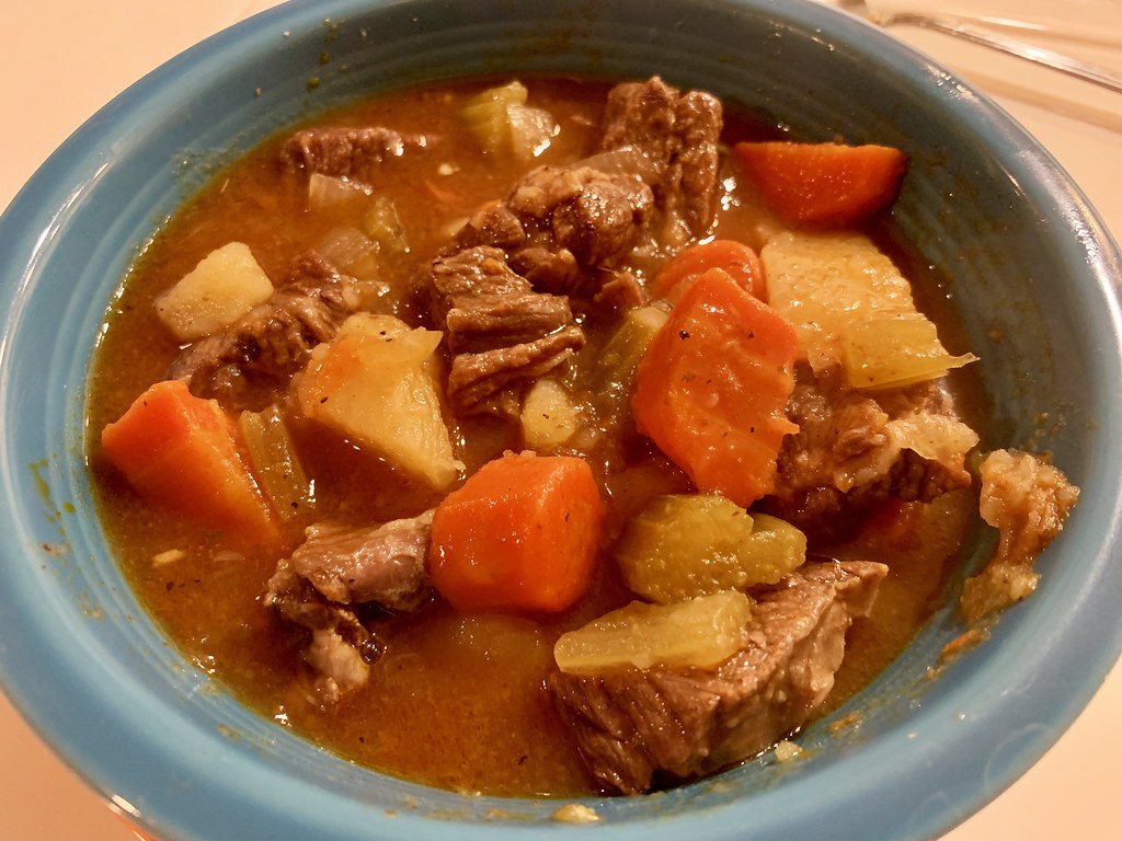 Beef stew via Instant Pot