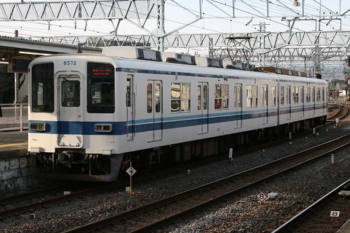 Tobu 8500 series in Tatebayashi.Sta, Tatebayashi, Gunma, Japan / Feb 12, 2019