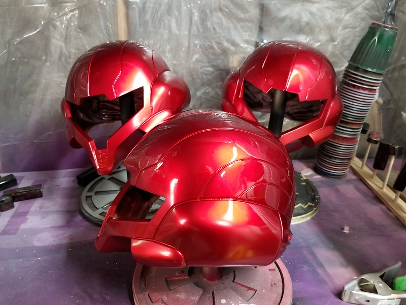 Samus helmet Painting progress