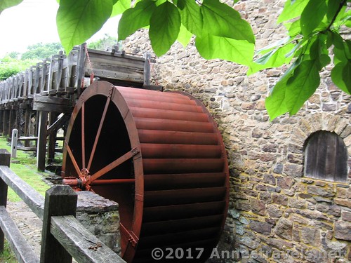The waterwheel on our first visit to Cooper Mill in Chester, New Jersey