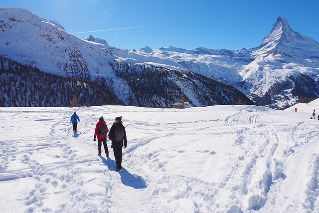 White walkers, Chez Vrony, Zermatt, Switzerland