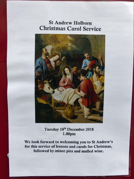 christmas carols service