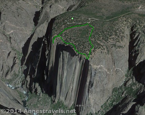Visual map of the Chasm View Trail, Black Canyon of the Gunnison National Park, Colorado