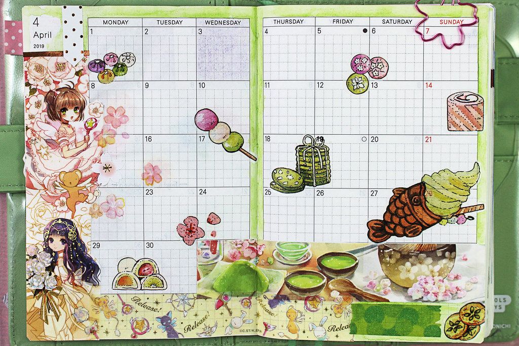 April Monthly Pages
