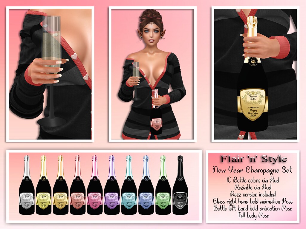 {Flair ‘n’ Style} New Year Champagne Set