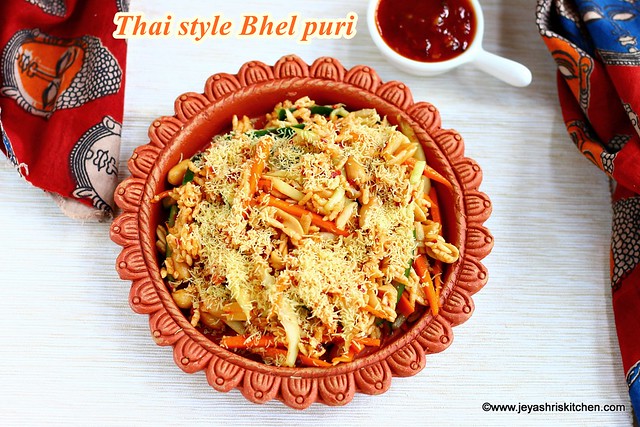 Thai style bhel puri