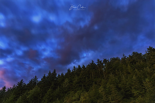 blue hour sky evening color hue night dusk mountain northcarolina dark clouds