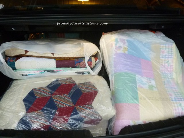 Shipping Hurricane Quilts at FromMyCarolinaHome.com