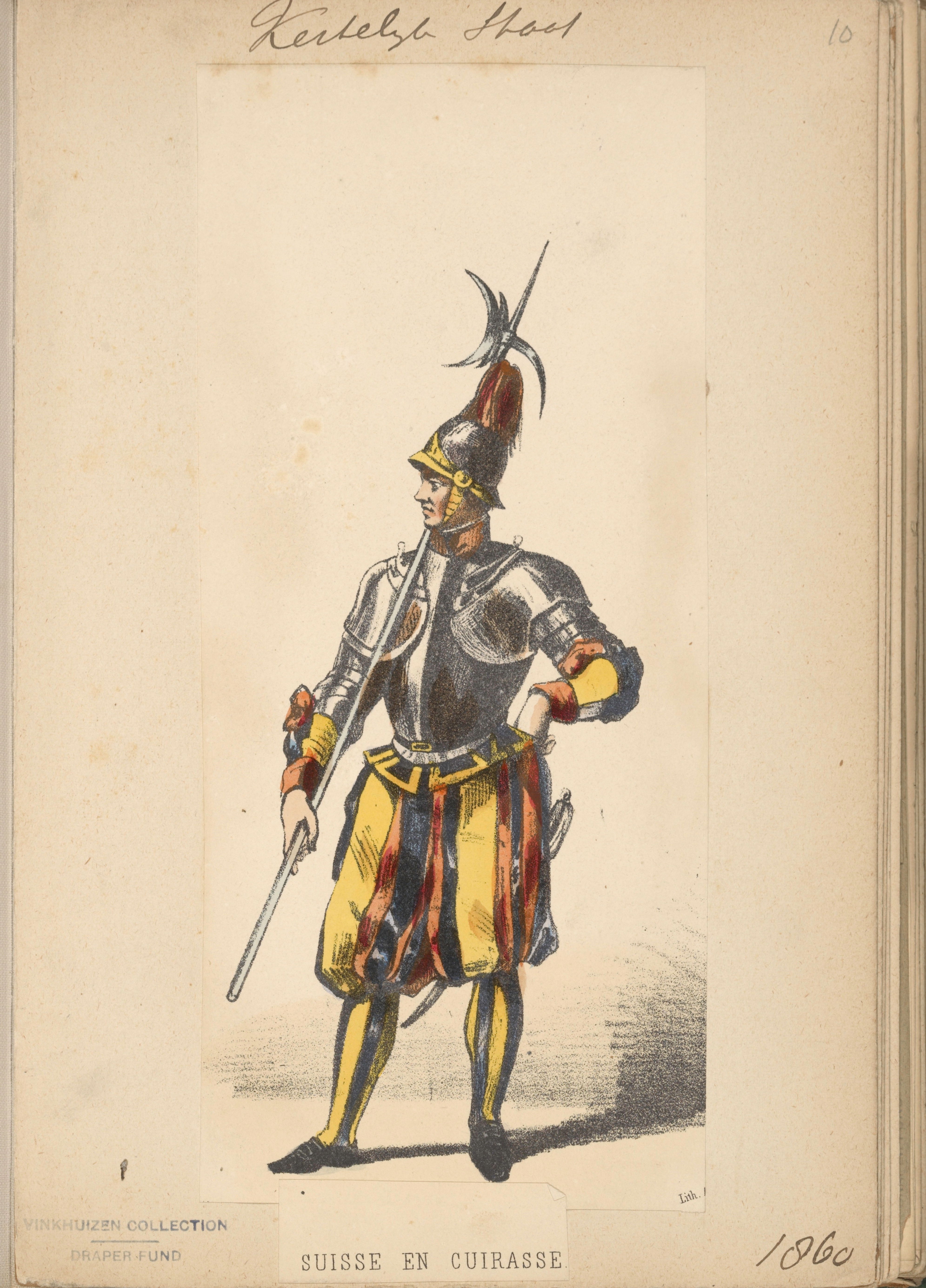 Swiss Guard uniform and armor style circa 1850 (Pius IX. 