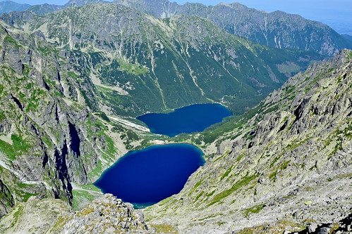 nature lakes tarn czarny staw rysy morskie oko czarnystaw morskieoko poland hightatras tatras vysokétatry tatry blue