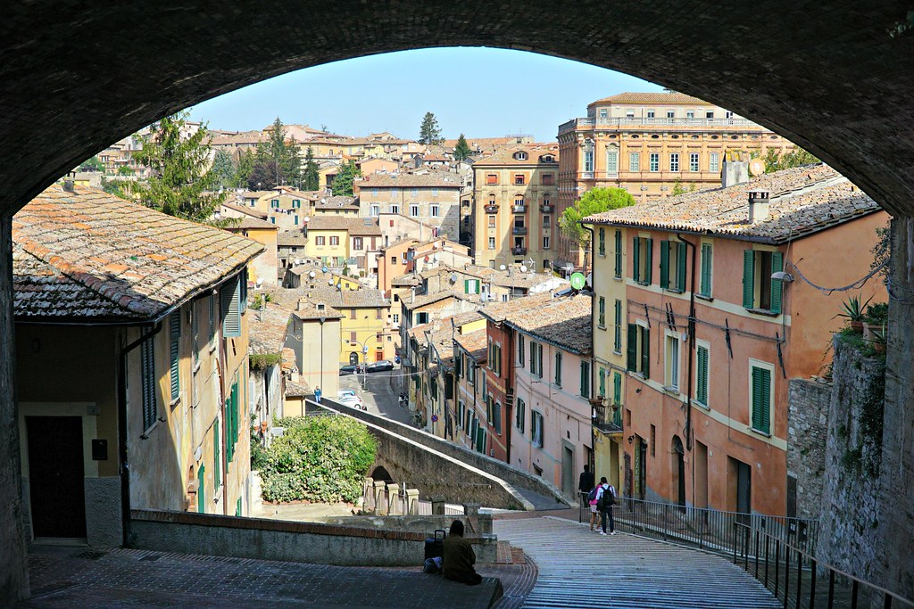 Näkymä Perugiaan