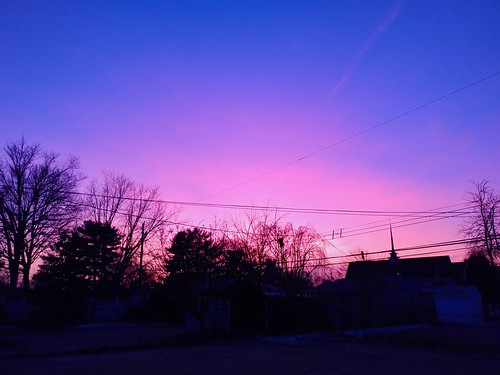 sunset sky pinksky bluesky fairlesshillspa pennsylvania