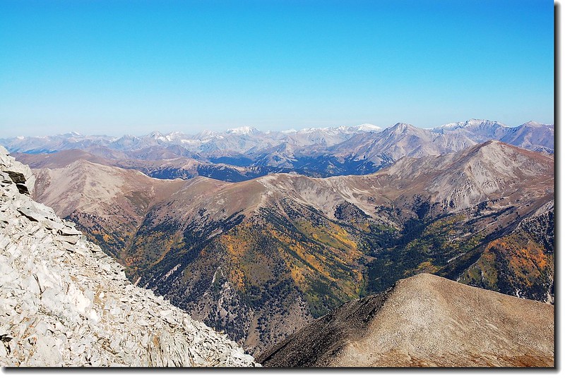 View to north from Antero's summit 1