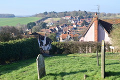 view from the churchyard