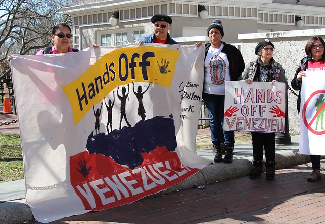 US Hands Off Venezuela Protest Gather58.LafayettePark.WDC.16March2019