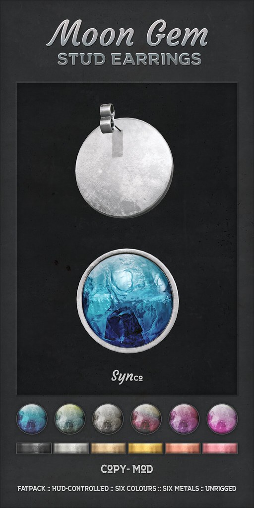 SynCo – Moon Gem Earrings GIFT!