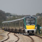Irish Rail ICR Sets 30 + 9 in Castlerea.