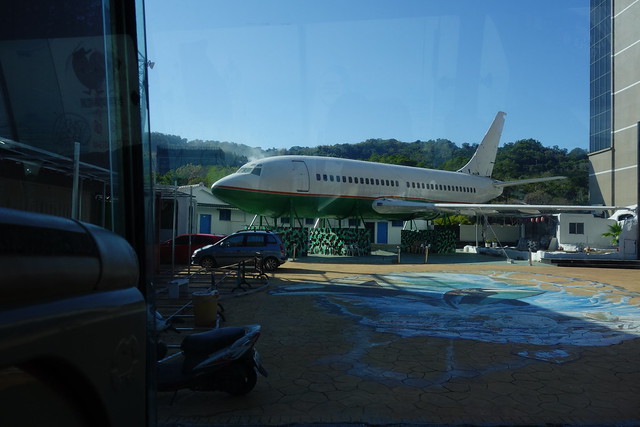 Airplane In Parking Lot  - Taichung, Taiwan