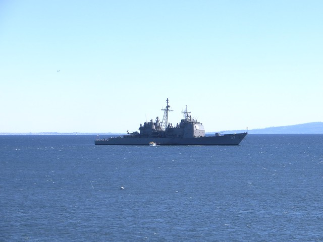 USS Lake Champlain visits Malibu