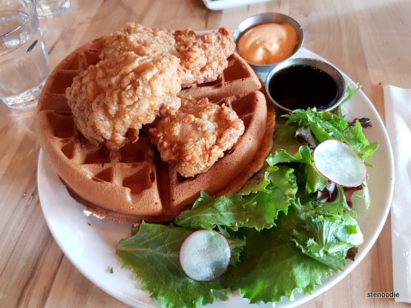 Elephant Grind Coffee Chicken and Waffles