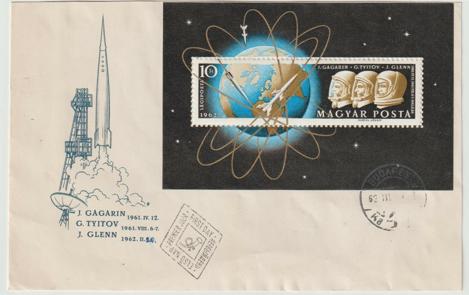 Hungary - Scott #C209 (1962) first day cover