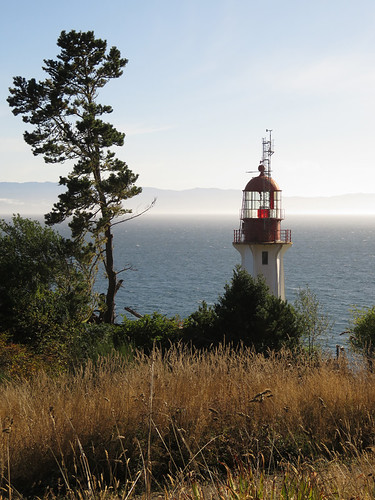Sheringham Point Lighthouse near Sooke on Vancouver Island, Canada