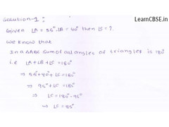 RD Sharma class 9 solutions chapter 9 Triangles and its Angles Ex 9 1 Q 1 Learn CBSE