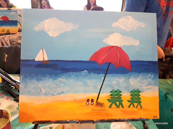  Paint Nite beach painting