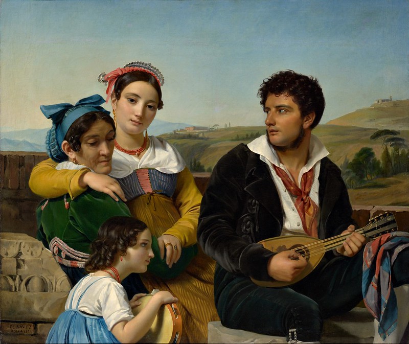 François-Joseph Navez - A musical group (1821)