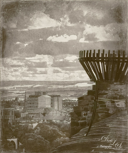 An image of Edinburgh using a Wet Plate Template effect