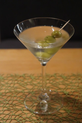 Dry Martini zur Einweihung unserer neuen Martini Gläser
