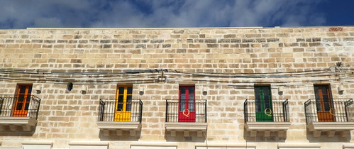 Malta - Marsaxlokk - coloured doorways