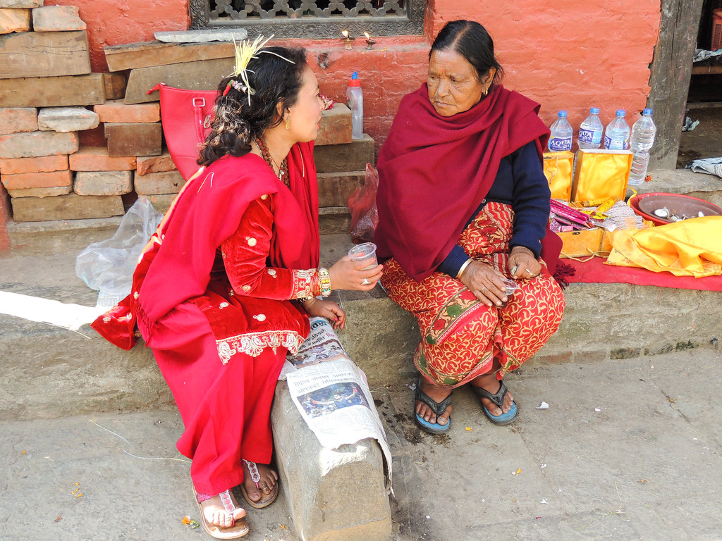 Señoras en Katmandú
