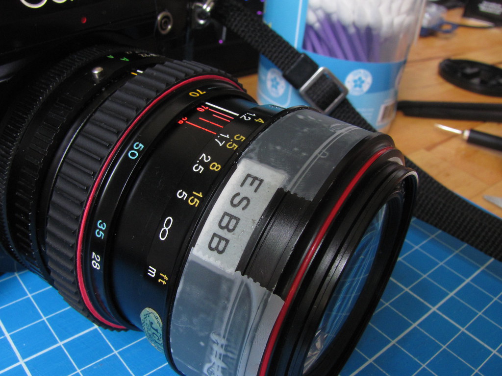 Tokina SD 28-70mm lens focus ring repair