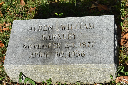 vicepresident albenbarkley mountkenton cemetery headstone grave paducah senator