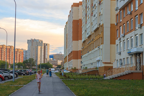 Residental district in Kemerovo city