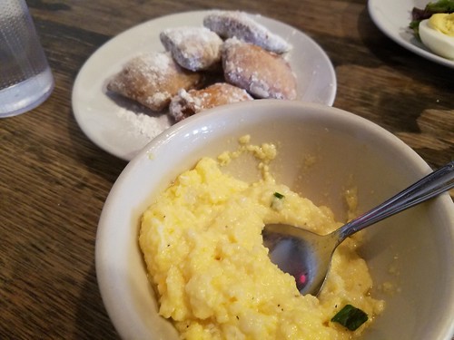 Cheesy Grits & Beignets