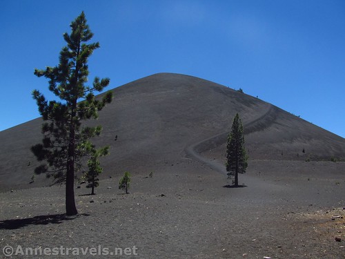 The Cinder Cone. Now, don't you just want to climb that trail? Lassen Volcanic National Park, California