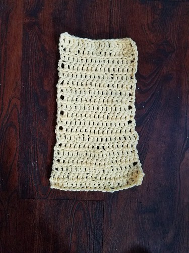 Double crochet face cloth