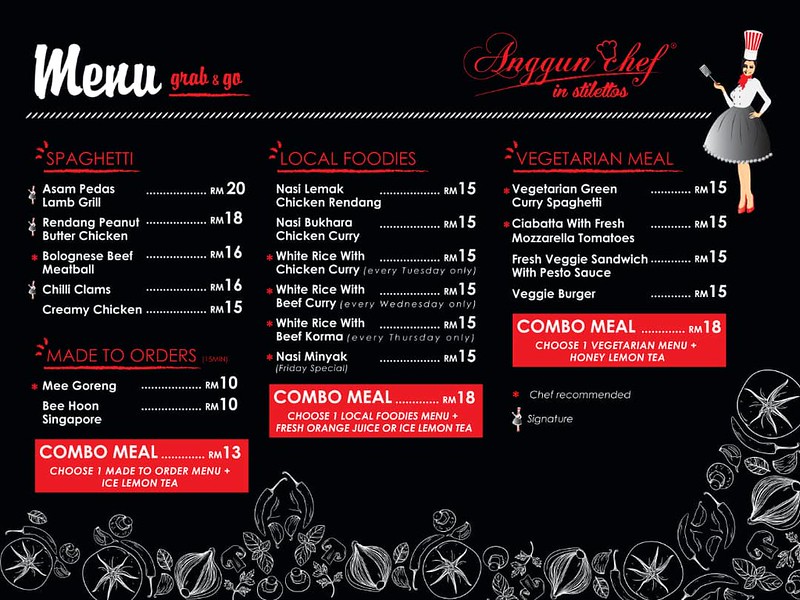 anggun chef menu