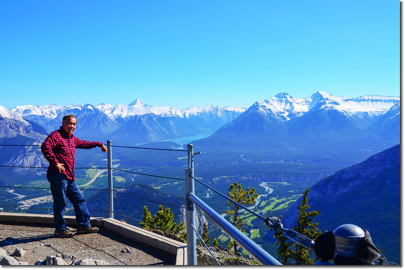 Taken from Banff Gondola Sanson Peak Observation Point 4