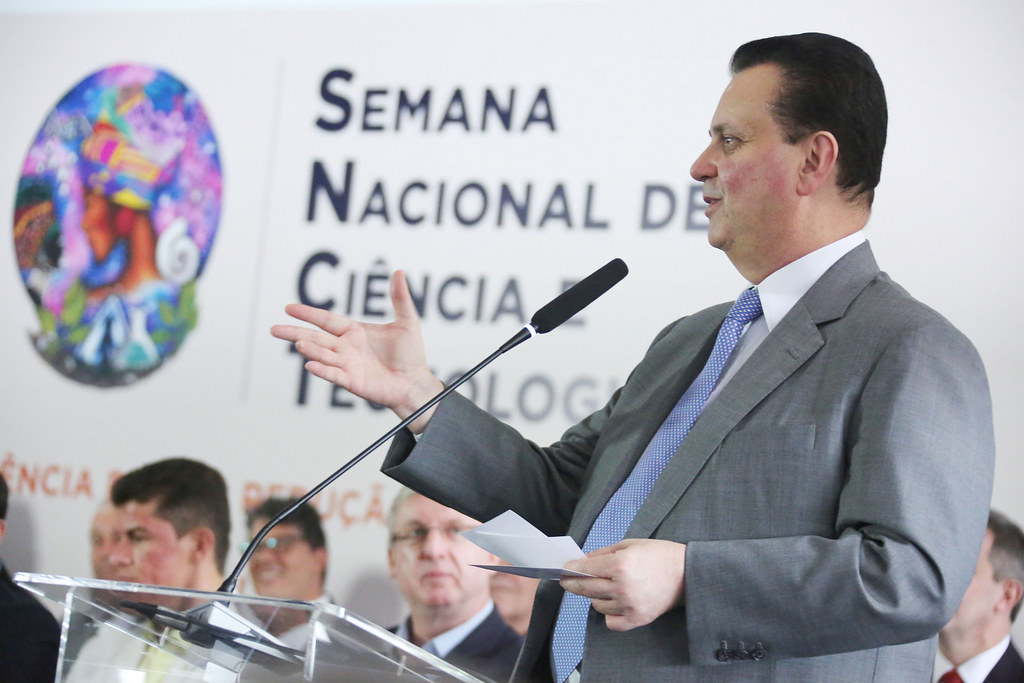 16/10/2018. Brasília-DF. Ministro Gilberto Kassab participa da cerimônia de abertura da 15ª Semana Nacional de Ciência e Tecnologia. Foto: Ricardo Fonseca/MCTIC.