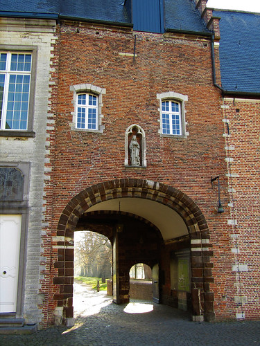 Entrance gate to Tongerlo Abbey in Westerlo