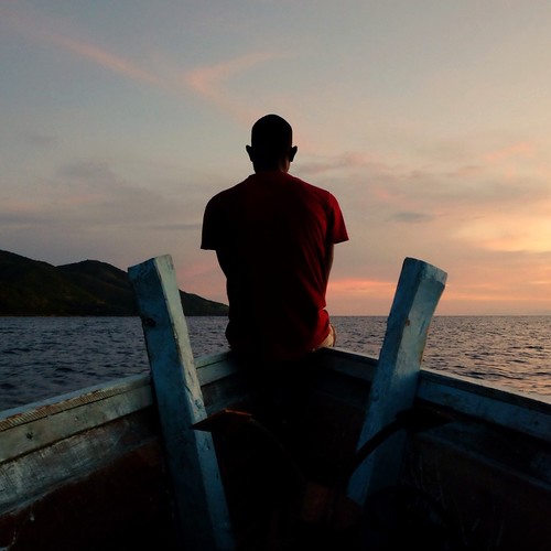 lake tanzania tanganyika boat solitude travel sunset sky