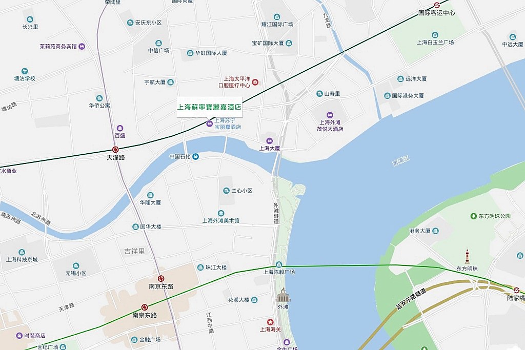 Bellagio Shanghai Map