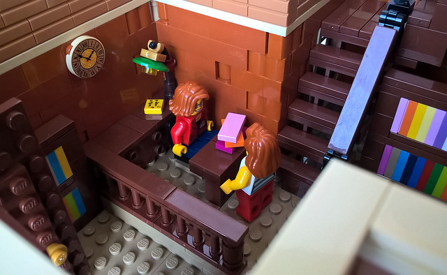 Lego Library Building Librarian's Desk