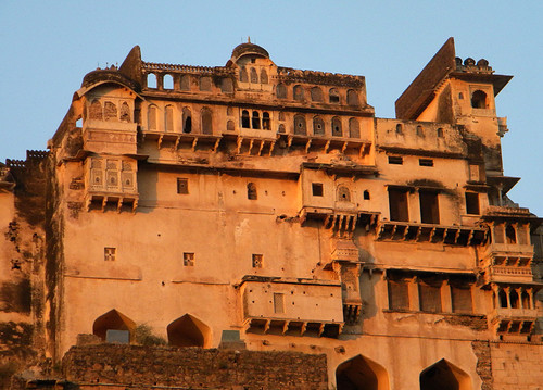 Bundi Fort in the hills above Bundi, India
