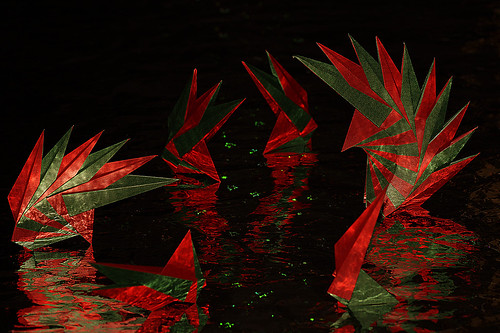 Origami Xmas-Light-Eaters